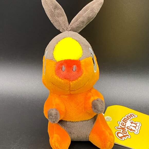 Pokémon Center Japan Tepig No. 498 Plush Doll Pokémon Fit NWT - Picture 2 of 12